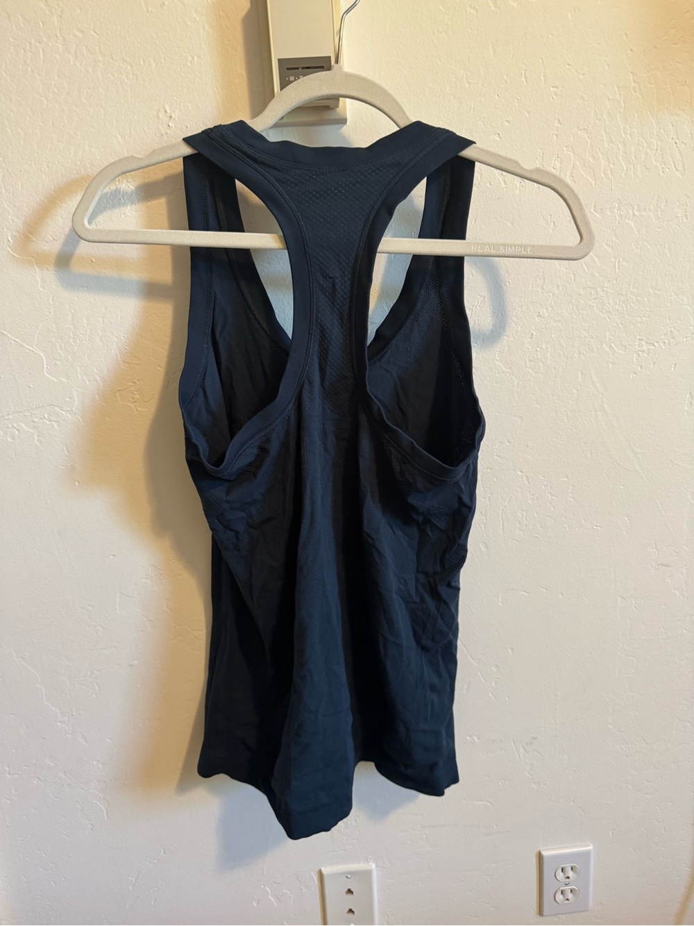 Athleta Navy Racerback Performance Tank - Picture 2 of 2